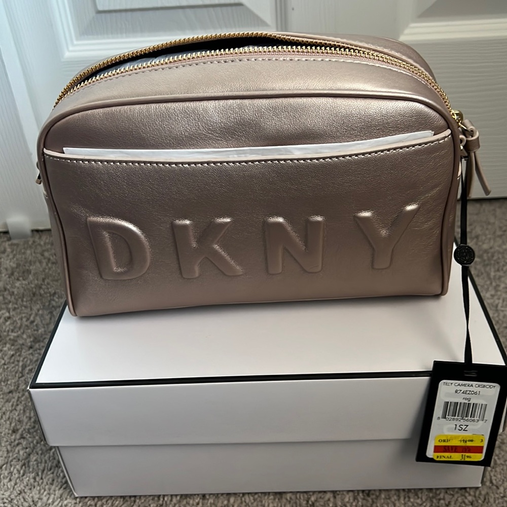DKNY Rose gold purse